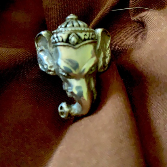 925 elephant king ring size 10